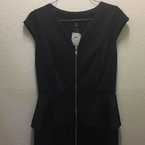 Professional Black Zipper Dress from ROSS